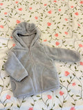 Nutmeg Hooded Fleece Jacket / Size 3-6m