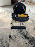 Foldable Baby High Chair with Double Tray / Age Newborn to 2yrs
