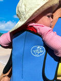 Frog Orange THE EXPLORER Wetsuit Baby Carrier - Blue