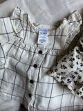 Carter's & Nicole Miller Baby Girls Outfit / Set Of 2 / Size 0-3m