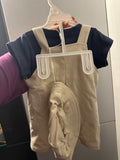 Mike 3 Pc Set with Hat / Size 6-12m