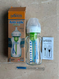 Dr Brown’s Anti-Colic Options+ Wide-Neck Glass Baby Bottle (9 oz / 270ml)