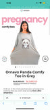 Ornavo Panda Comfy Tee in Grey