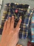 Chaps Button-Down Plaid Shirt / Size 24m