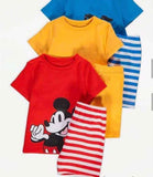 George Short & Shirt Set / Pack of 3 / Size 3-6m