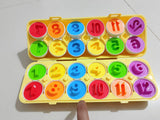Matching Eggs Learning Toy for Kids / Pack of 12