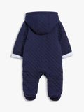 John Lewis Baby Quilt Wadded Pramsuit / Size 9-12m