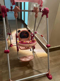 Pink Baby Swing