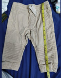 Toddler's Khaki Pants with Ribbed Details / Size 12m