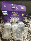 Philips Avent Natural Response Baby Bottle / Pack of 3 / 260ml / 9oz with Extra Teats 6m+