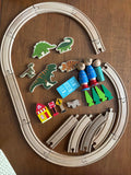 Early Learning Center Wooden Track with Accessories