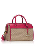 Michael Kors Signature Travel Medium Duffle Satchel Bag
