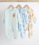 Next Baby Sleepsuits/ Pack of 3 / Size First Size