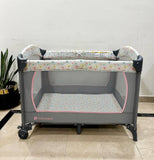 Baby Trend Butterfly Playard Plus Cot with Additional Mattress