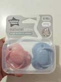 Tommee Tippee Natural Latex Pacifiers / Pack of 2 / Size 6-18m
