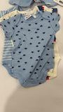 Minoti Bodysuits / Set of 5 / Size 6-9m