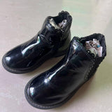 George Black Patent Leather Chelsea Boots / Size 7 / EUR 24