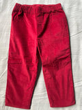 Jacadi Paris Red Corduroy Pant / Size 36m / 96cm