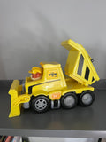 Paw Patrol Toy Rubble figure with Bulldozer Truck