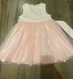 Lovely Lace Pink Tulle Party Dress / 1yr