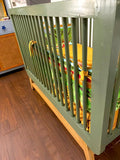 Wooden Cot with Mattress
