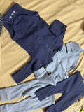 George Full Sleeves Romper & Trouser / Set of 2 / Size 0-3m