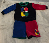 Polo Ralph Lauren Sweater & Fleece-Lined Shorts / Size 9m