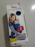 BASIC - Organic Fibers - Retro Blue Baby Wrap / Suitable from Birth to 9 kg
