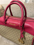 Michael Kors Signature Travel Medium Duffle Satchel Bag