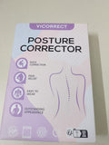 Vicorrect Posture Corrector, Adjustable Upper Back Brace for Clavicle Support and Providing Pain Relief from Neck, Shoulder, and Upper Back / Size S/M
