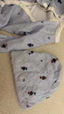 Ralph Lauren Romper Plus Cap / 6-12m