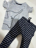 George 2Pc Set / Size 9-12m
