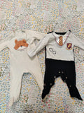 Primark Onesie & Kiaba Onesie / Set of 2 / Size 3-6m