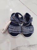 Mothercare Gingham Ruffle Sandals / Size EU 21