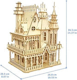 3D Puzzle House, Pre-Cut Dream Villa Model Kit  DIY / Count 183 Pcs