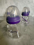 Momi Breast-Like Glass Bottles 5oz / Pack of 4