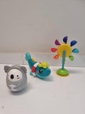 Infact Sensory & Suction Toys 
Fisher Price & Tiger Tribe