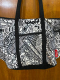 Mes Enfants Diaper Graffiti Baby Tote Bag