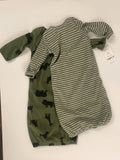 Carter's Baby Boys' 2-Pack Sleeper Gowns / Size Newborn