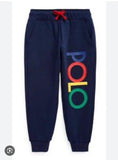 Polo Ralph Lauren Men's Navy Colorblock Double Knit Logo Jogger Pants / Size 6yrs