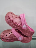 Crocs Kids Girl's Baya Glitter Clogs / Size C7