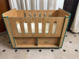 Wooden Baby Crib with Mattress
