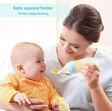Termichy Baby Silicone Squeeze Spoon Food Feeder