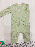Next Baby Girl Sleepsuit / Pastel Green / Size 3-6m