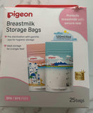 Pigeon Breastmilk Storage Bags / Count 25