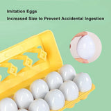 Matching Eggs Learning Toy for Kids / Pack of 12