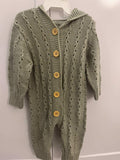 Unisex Cardigan Onesie / Size 12-18m