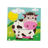 Playtive Puzzle Cubes / 9 Pcs