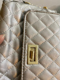 Shoulder Quilted Bag with Long Chain