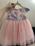 Tulle Princess Dress with Bow / Size 1-2yrs